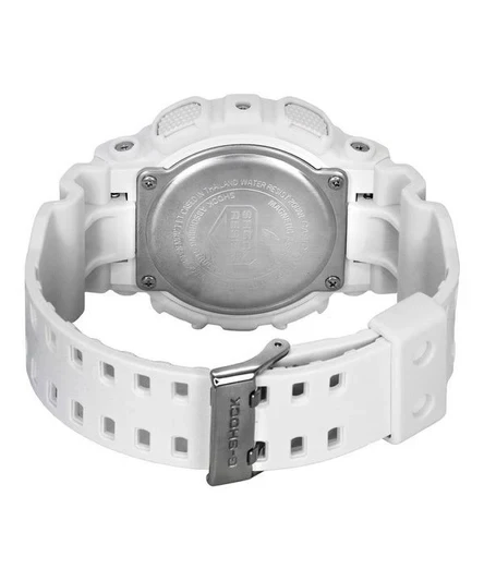Casio G-Shock Analog Digital White Resin Strap Multicolor Dial Quartz GA-110TL-7A 200M Men's Watch