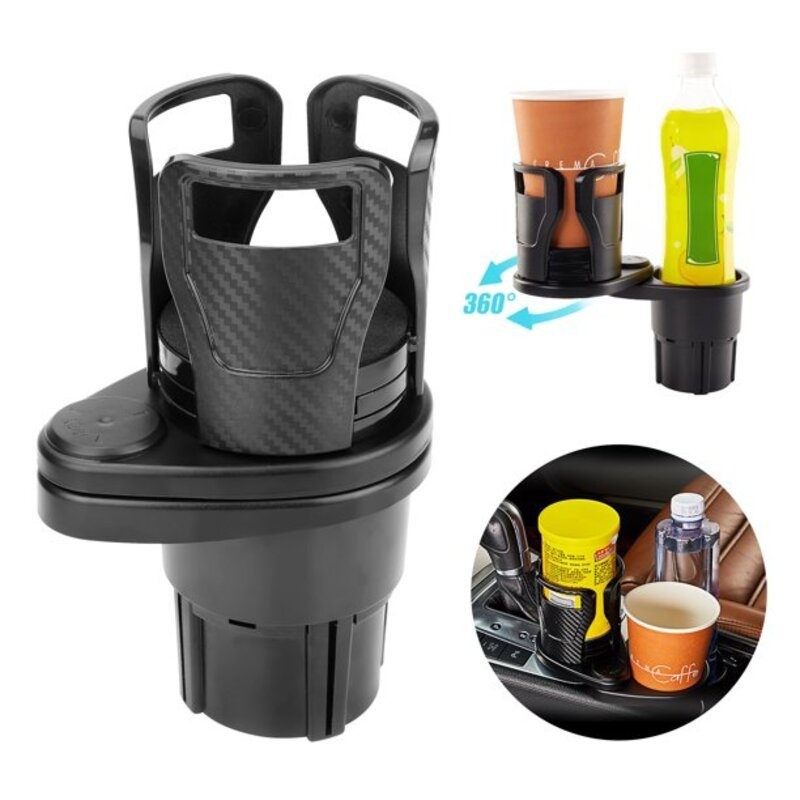 Coffee Beverage Cellphone Food Car Cup Holder Expander Adapter