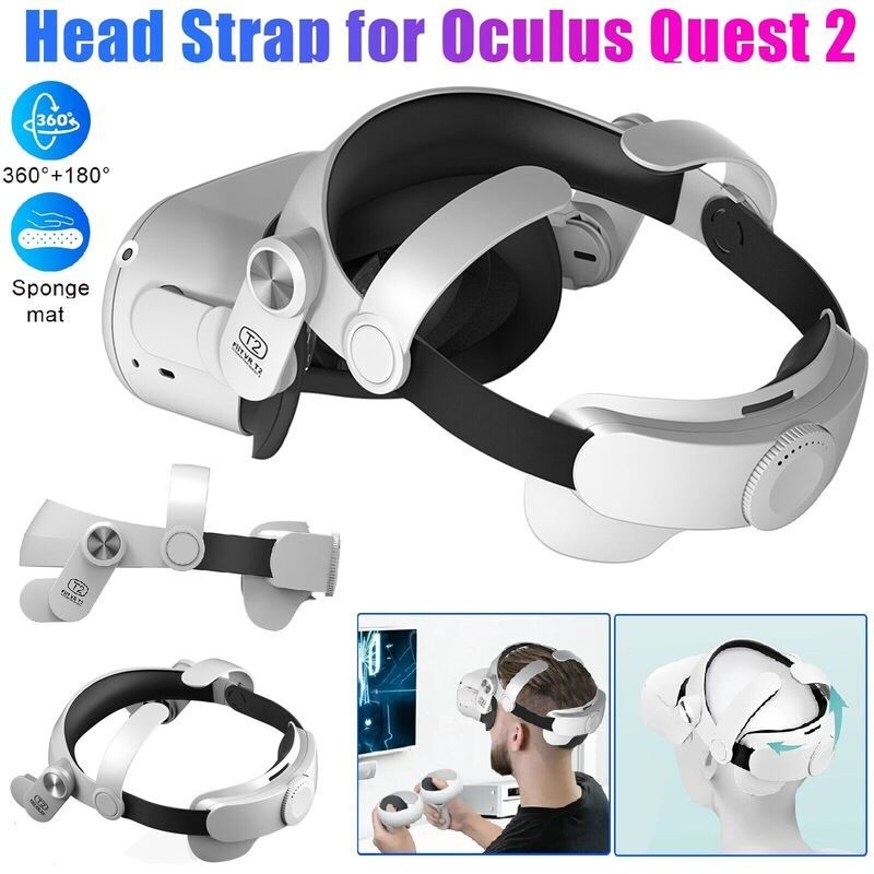VR Headset Head Strap for Oculus Quest 2