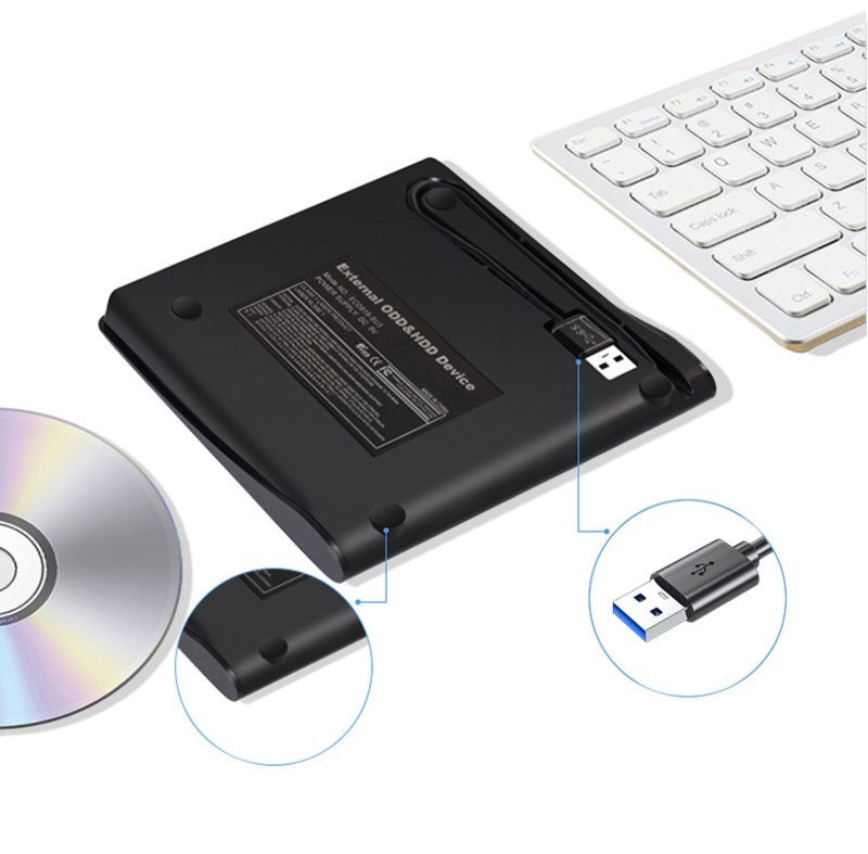USB 3.0 External DVD Reader Drive CD Player
