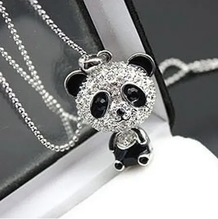 Giant panda Pendant Necklace