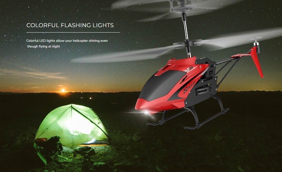 Helicopter, Syma S5H RC Revolt Radio Control Helicopter, Auto Hover, Red