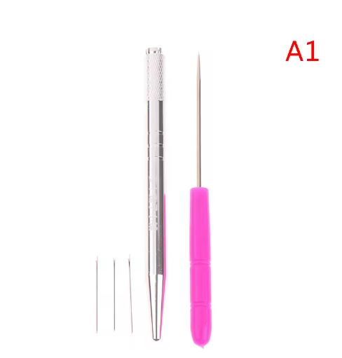 1set Doll Hair Reroot Needle Kit Repaint Baby Head Reborn Rooting Tools Wig Making Supplies Accessories Set