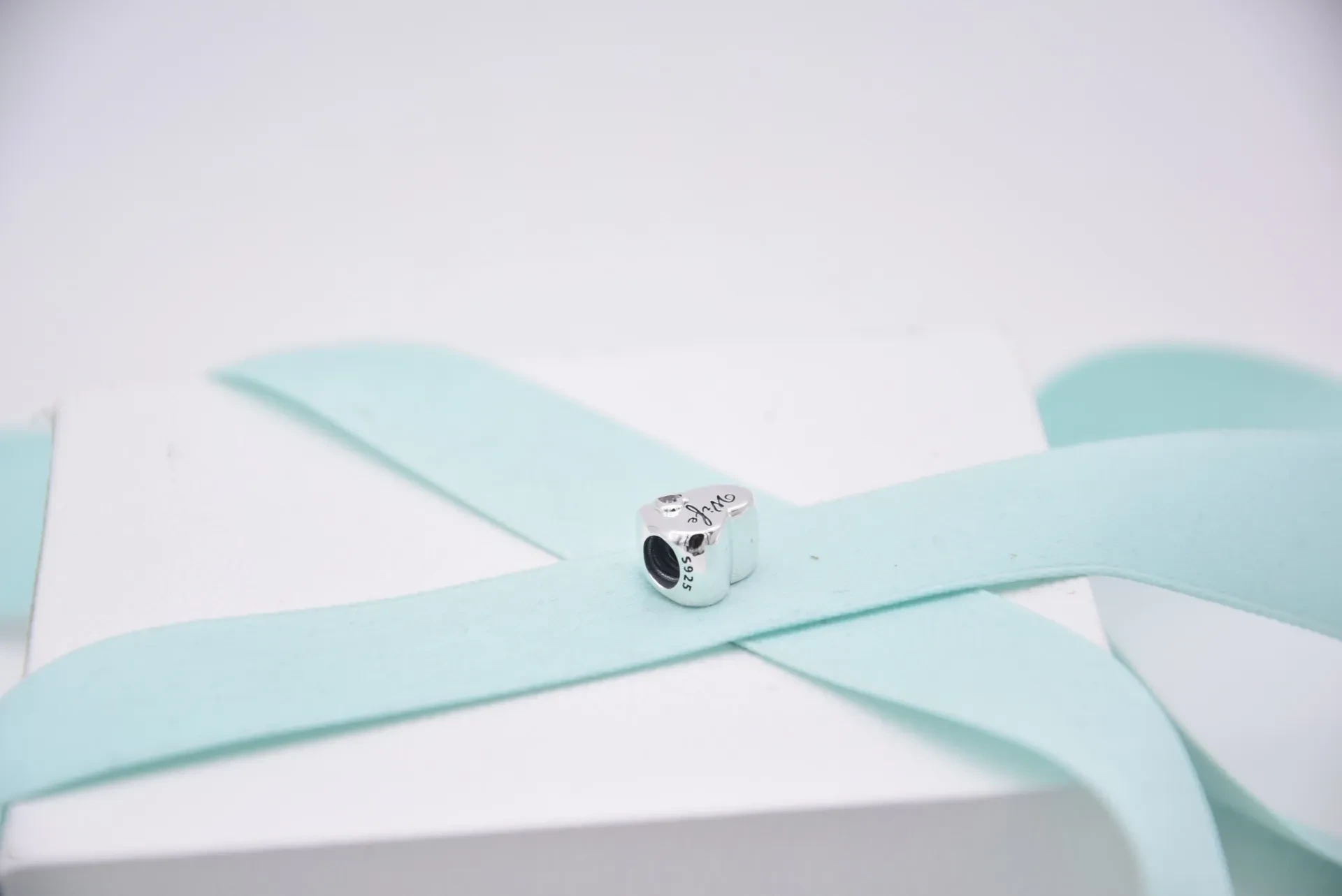 Peach Heart Bead Pendant