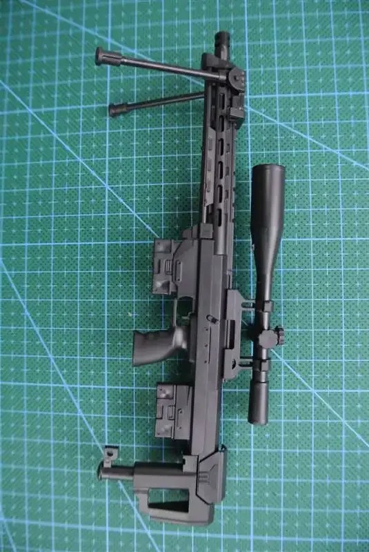 1/6 DSR-1 Sniper Rifle Gun Model  Black Coated Plastic Military Model Accessories