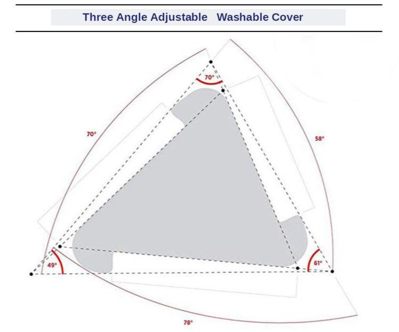 iPad Pillow Stand Blue