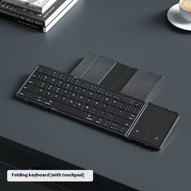 Mobile Phone Tablet Folding Bluetooth Keyboard Portable Mute