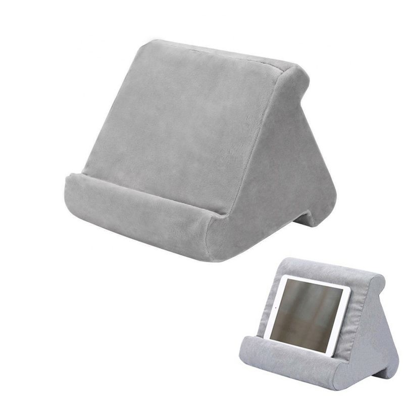 iPad Pillow Stand Grey