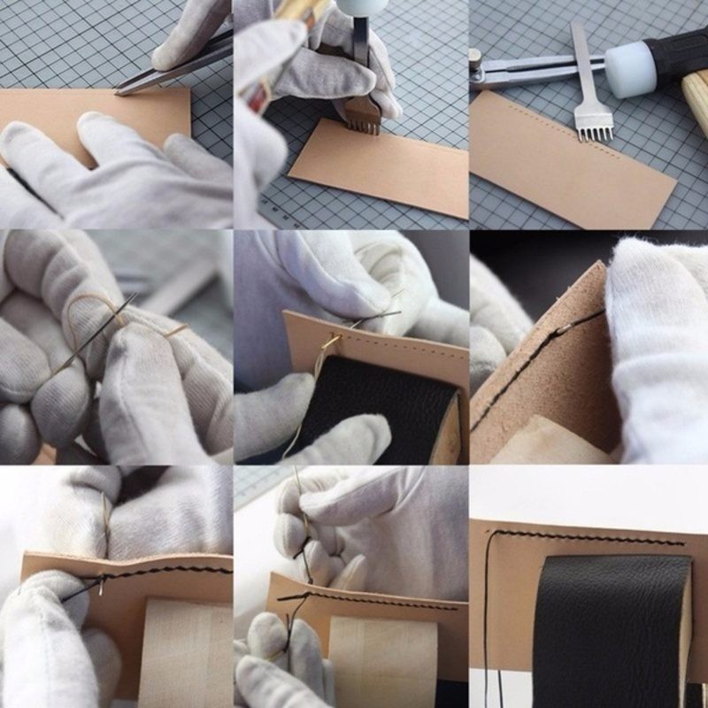 1mm 160M Black Waxed Thread Leather Sewing Jewellery DIY Handcraft