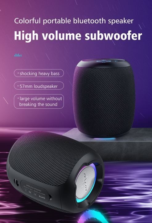 Bluetooth speaker, Zealot S53, 24 hours playing time, 20w super loud sound.