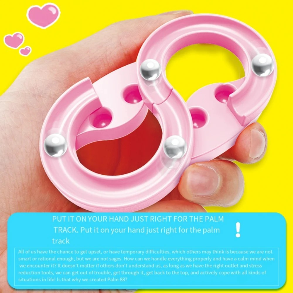 Handheld 88 Track Finger Toys - Antistress Sensory Toy for Anxiety and Stress Relief, ADHD Training Decompression Fidget
