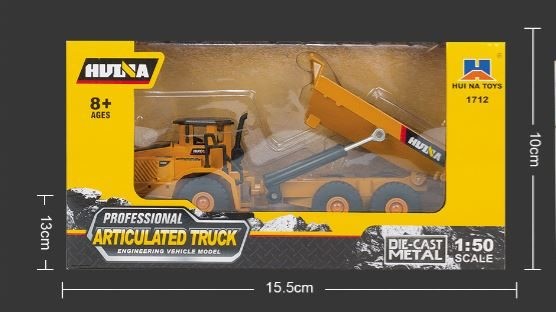 Die-cast Truck, HUINA 1:50, Die-cast Metal Articulated Truck Model