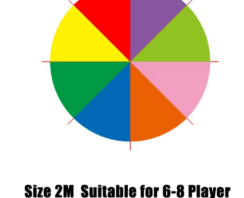 Multiple People Outdoor Camping Rainbow Umbrella Parachute Toy Jump-Sack Ballute Play Interactive Teamwork Game Toy For Kids Gif