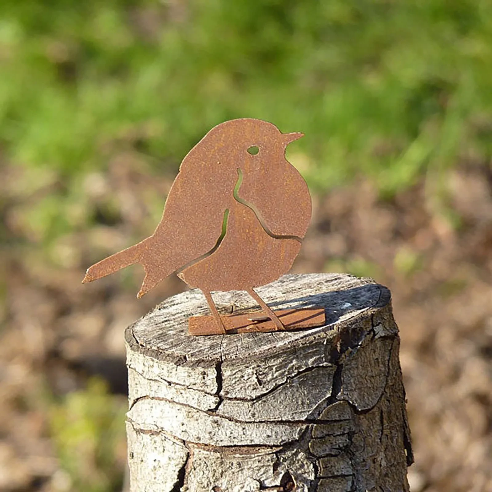 Bird Shape Art Silhouette Decoration Metal Animal Outline Silhouette Art Garden Decoration