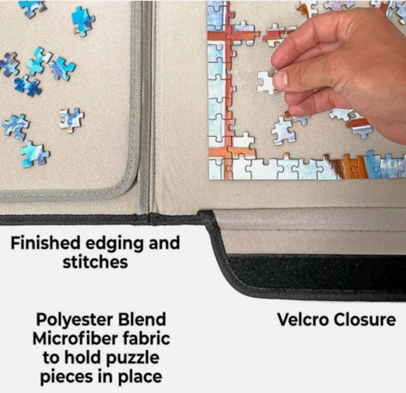 Jigsaw Puzzle Board Holds up to 1000 Pieces