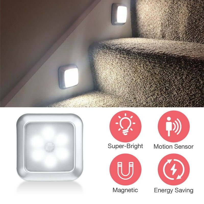2pcs Motion Sensor Closet Lights