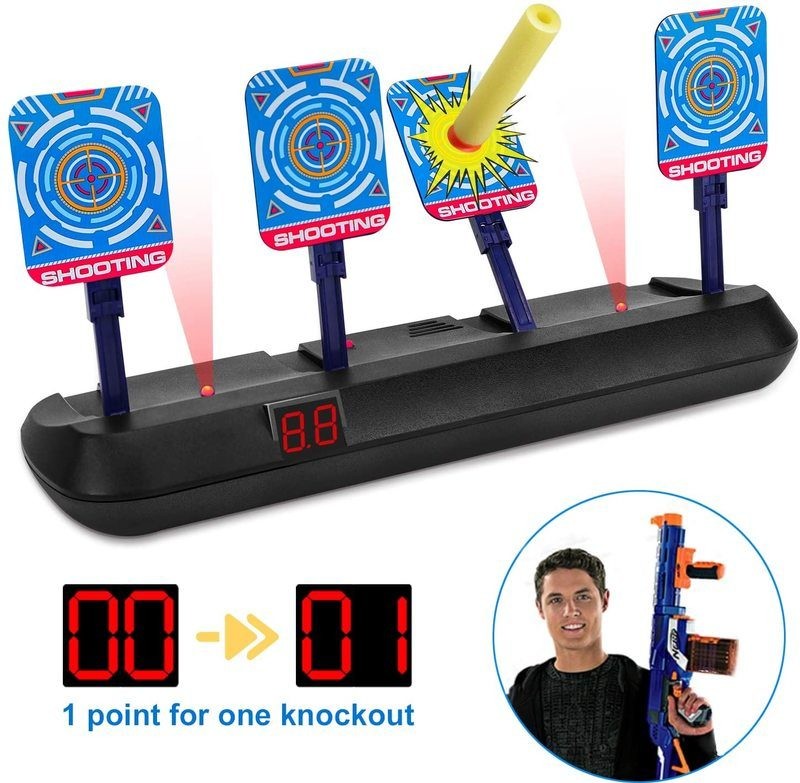 Shooting Target for Nerf Gun Electronic Scoring Auto Reset Targets