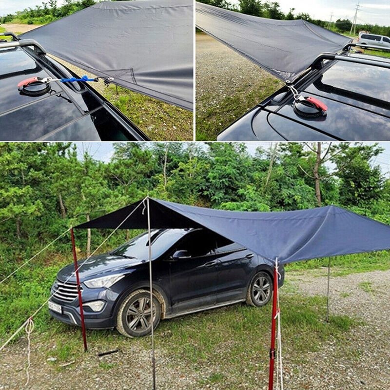 Suction Cup Anchors Camping Tarp Car Side Awning Securing Hooks