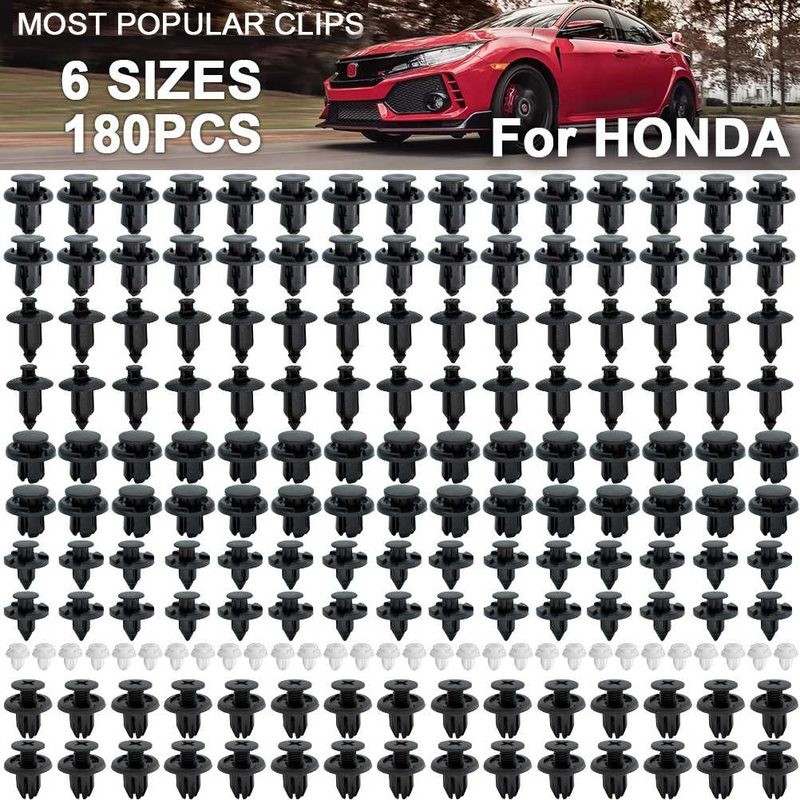 Panel Clips Bumper Fender Fastener Push Rivets For HONDA CIVIC ACCORD