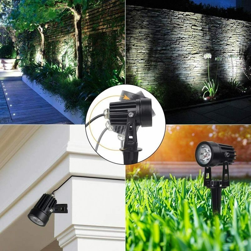 2 Heads Underwater Spotlights Outdoor RGB Garden Solar Light