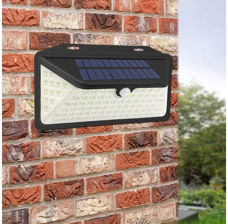 102 LED Solar Wall Lights Motion Sensor Wall Lamp