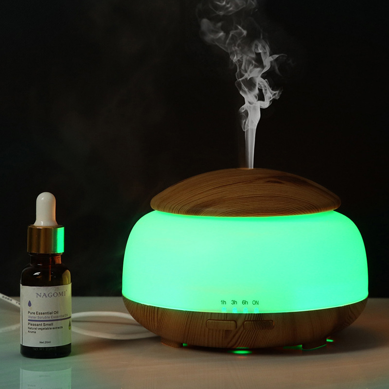 Mushroom Wood Grain Humidifier Aroma Diffuser