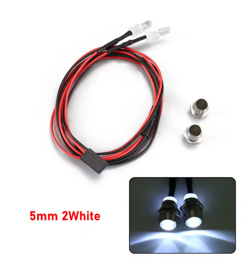 RC LED Light Kit Headlamps for 1/10 1/8 1/12 RC Car Truck Crawler Drift Car Headlight Taillight TRAXXAS HSP HPI MN99 MN90 Wltoys