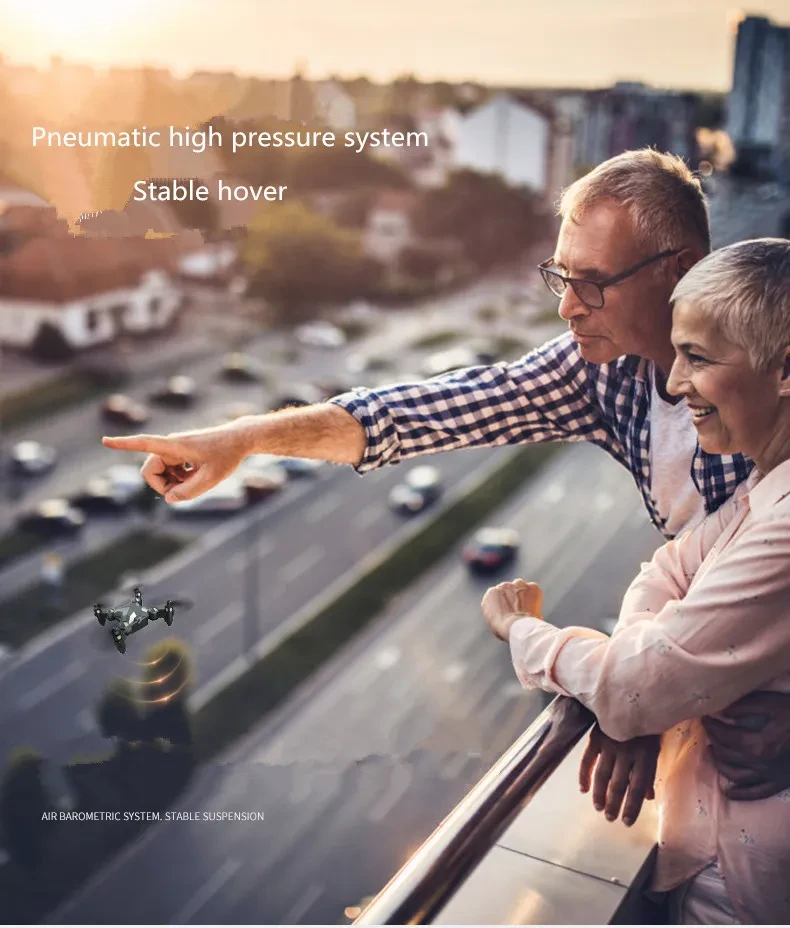 New Luggage Box Storage Box Folding Mini UAV Aerial Photography Remote Control Four Axis Children's Toys Drone