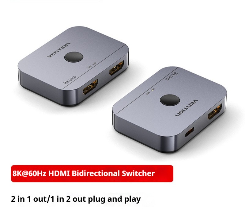 Alloy Cable Seperater HD Computer Audio And Video Two-way Conversion