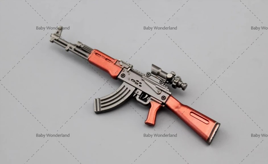 1/12 Ratio AKM Automatic Rifle Soldier Weapon Model