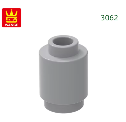 Wange 357Pcs/Lot 3062 1x1 Cylindrical Block Moc Color Parts Compatible with Circular Column Brick Children Toy Assembly Gift Box