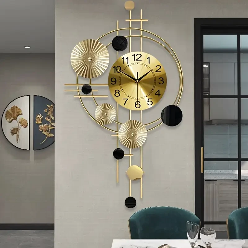 Modern Nordic-Inspired Silent Wall Clock