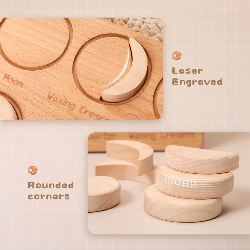 Creative Baby Montessori Wooden Playset