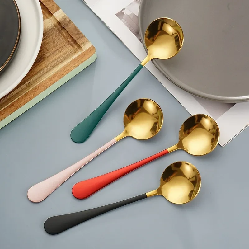 Spoon Creative Cute Thickening Stainless Steel Household