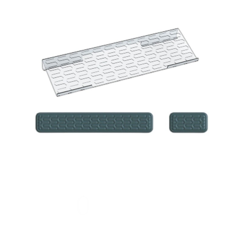 Double Sided Keyboard And Mouse Pad With Thickened Memory Foam