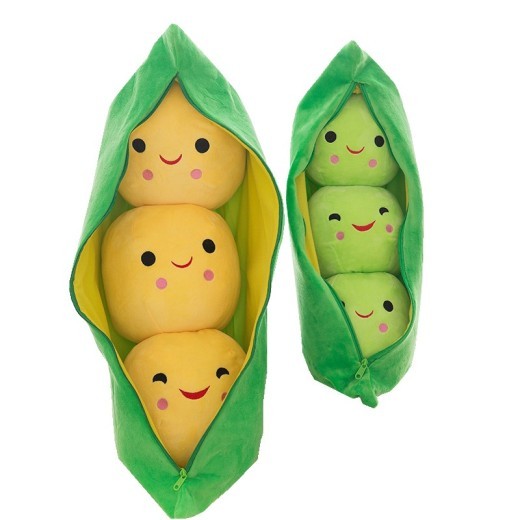 Pea Pod Plush Toy Doll Cute Couple Bean Sleeping Pillow