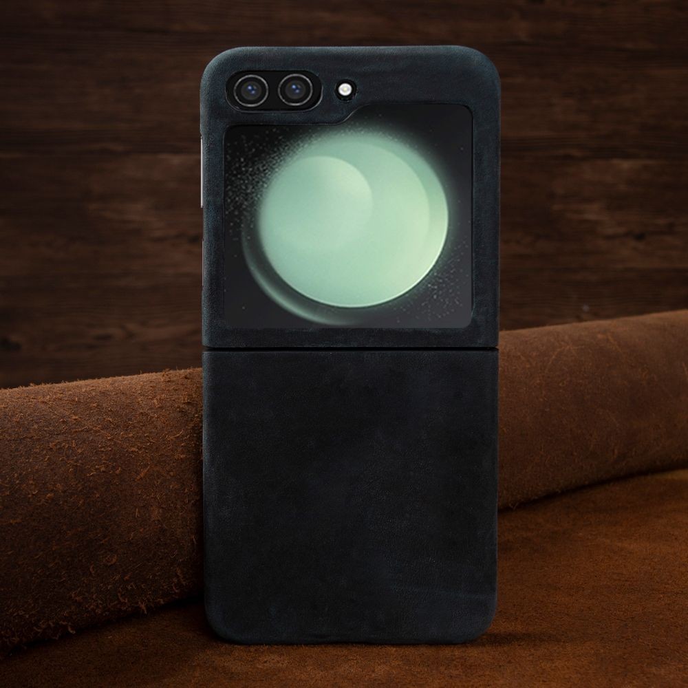 Hand Made Genuine Leather Case for Samsung Galaxy Z Flip Series