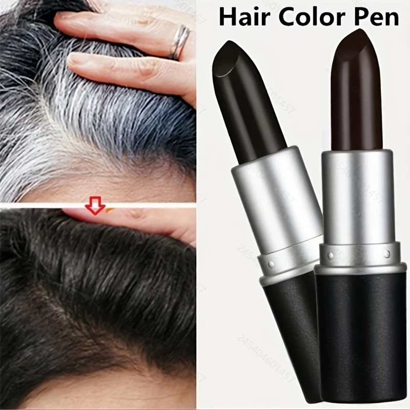 Hair Color Pen  New Fast Temporary Hair Dye to Cover White