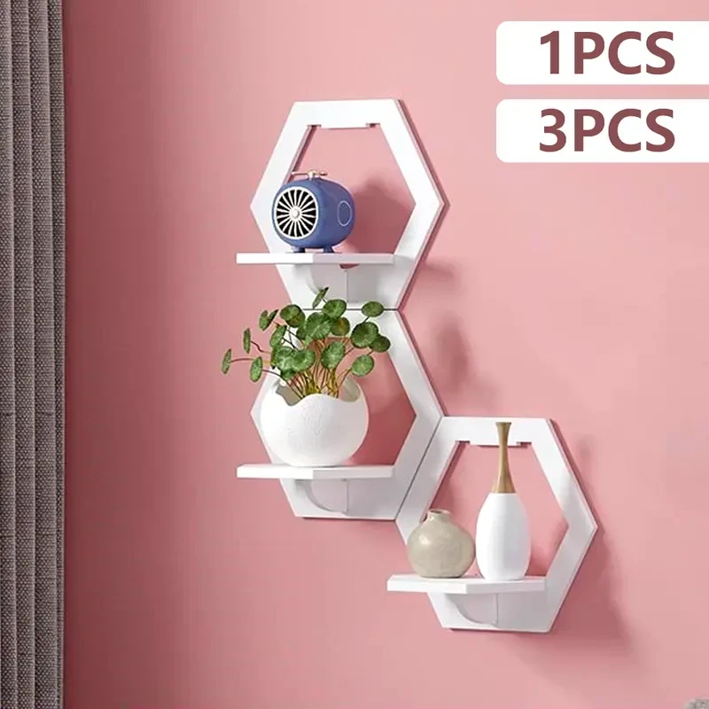 3pcs Hexagon Wall