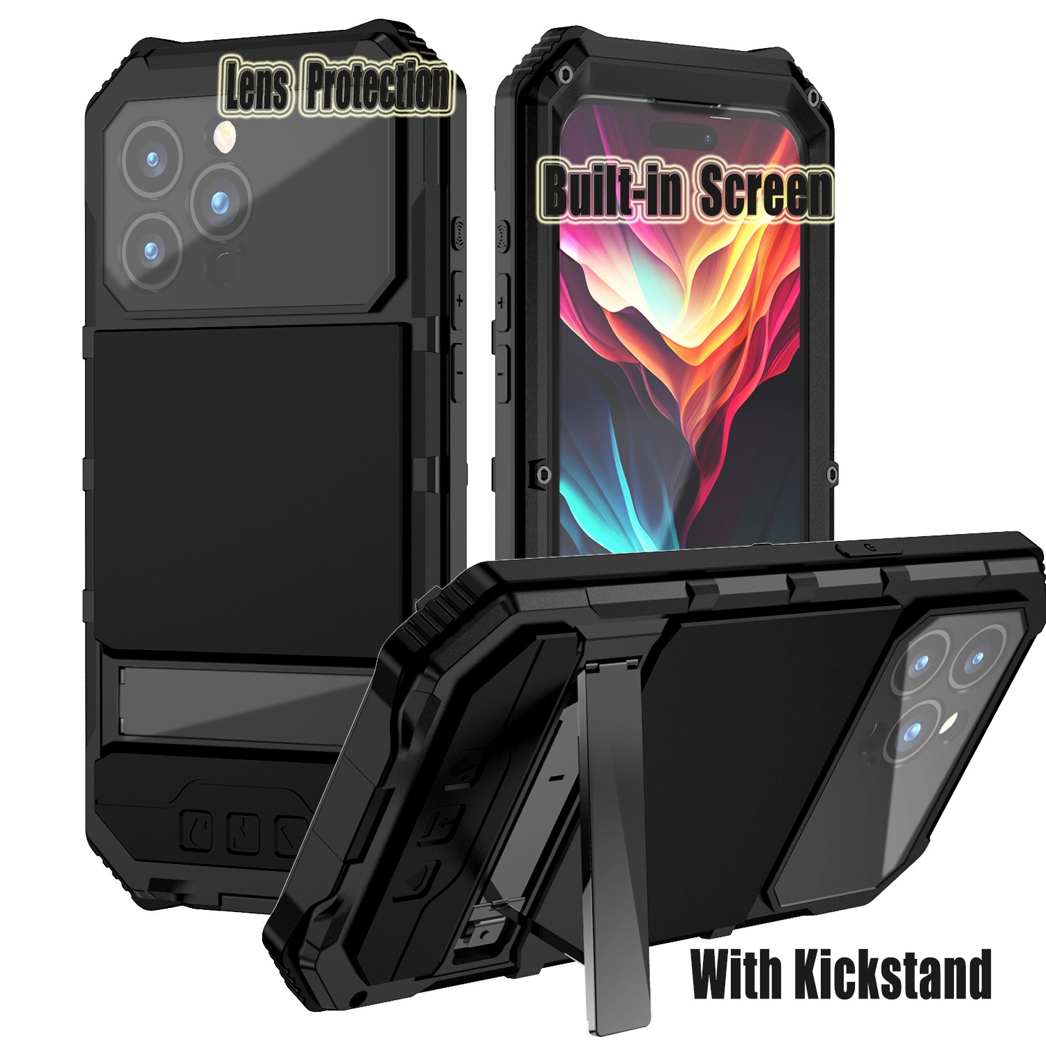 360 Meta Armor Heavy Duty Phone Cover for iPhone 15 Series