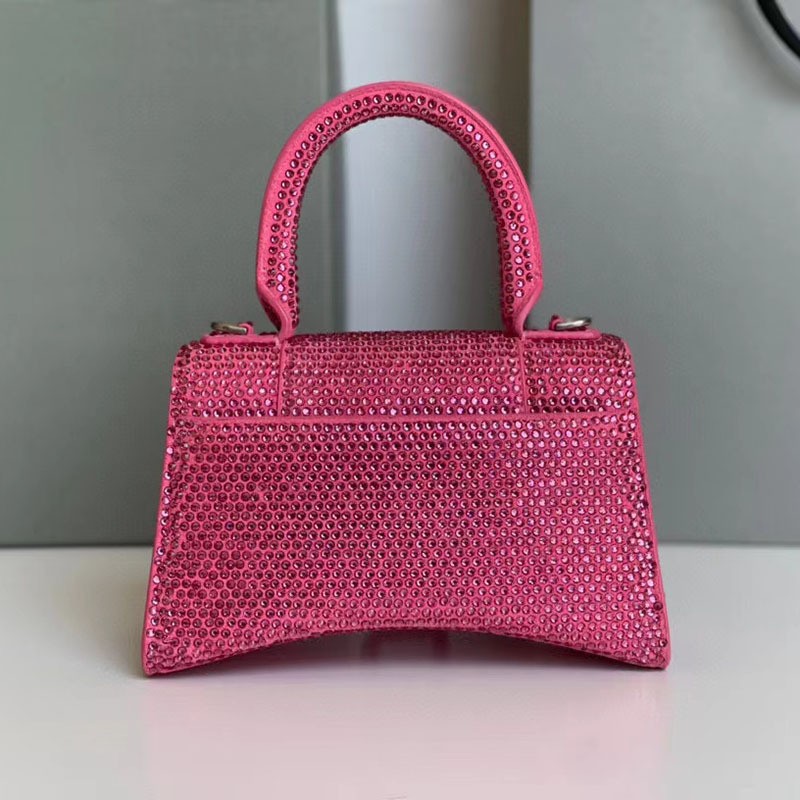 Pure Hand Heavy Work Full Diamond Lingbling Hourglass Bag