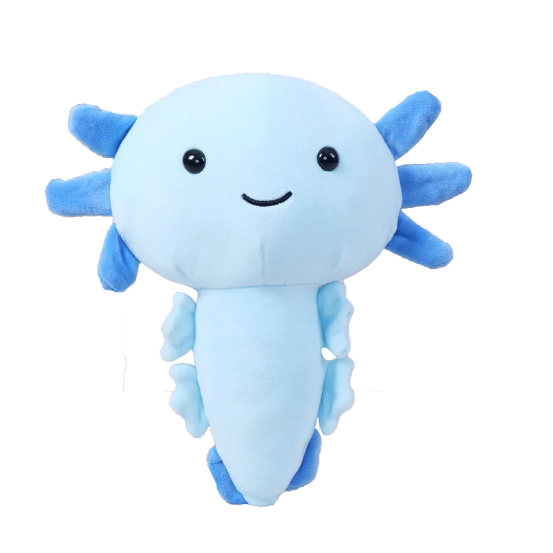 Cute Axolotl Plush Toy - Soft Stuffed Animal Salamander Plush Pillow for Kids