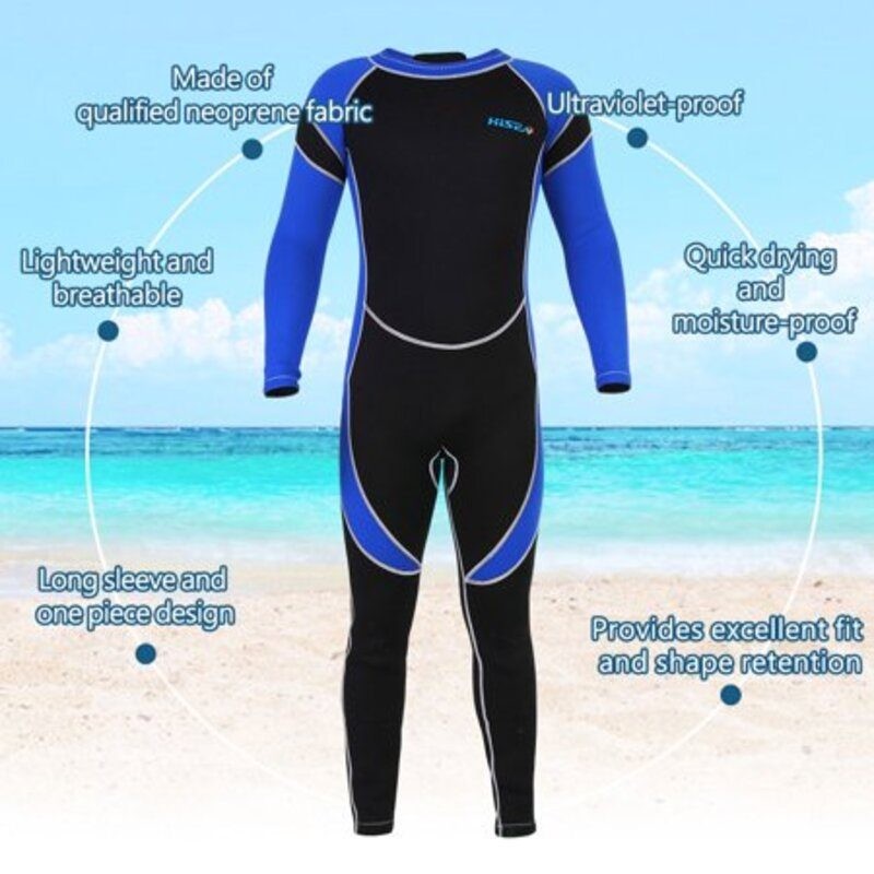 Wet Suits Kids Youth Full Body Diving Suits 128-135cm