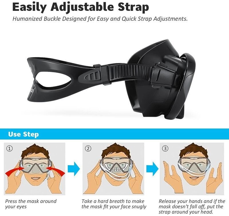 Scuba Diving Mask Dive Goggles Snorkel Set