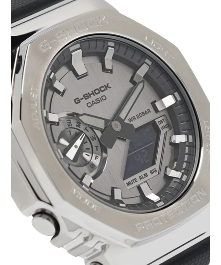 Casio G-Shock Metal Covered Analog Digital Resin Strap Quartz GM-2100-1A GM2100-1 200M Men's Watch