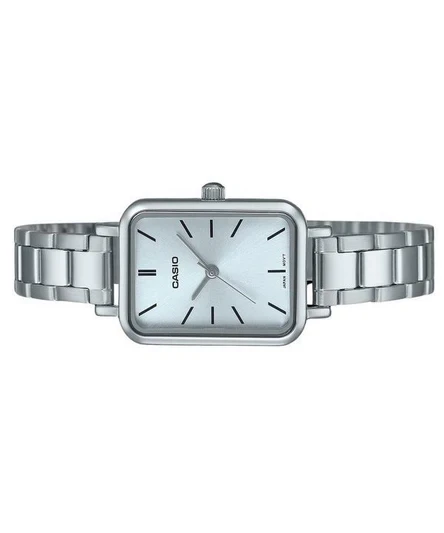 Casio Standard Analog Stainless Steel Light Blue Dial Quartz LTP-V009D-2E Womens Watch
