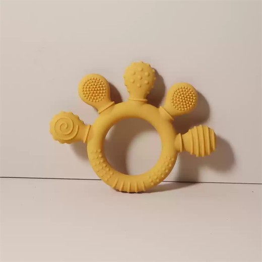 Edible Silicon Hand Holding Teether