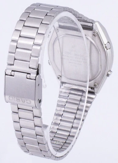 Casio Digital Quartz Stainless Steel Illuminator B640WD-1AVDF B640WD-1AV Mens Watch