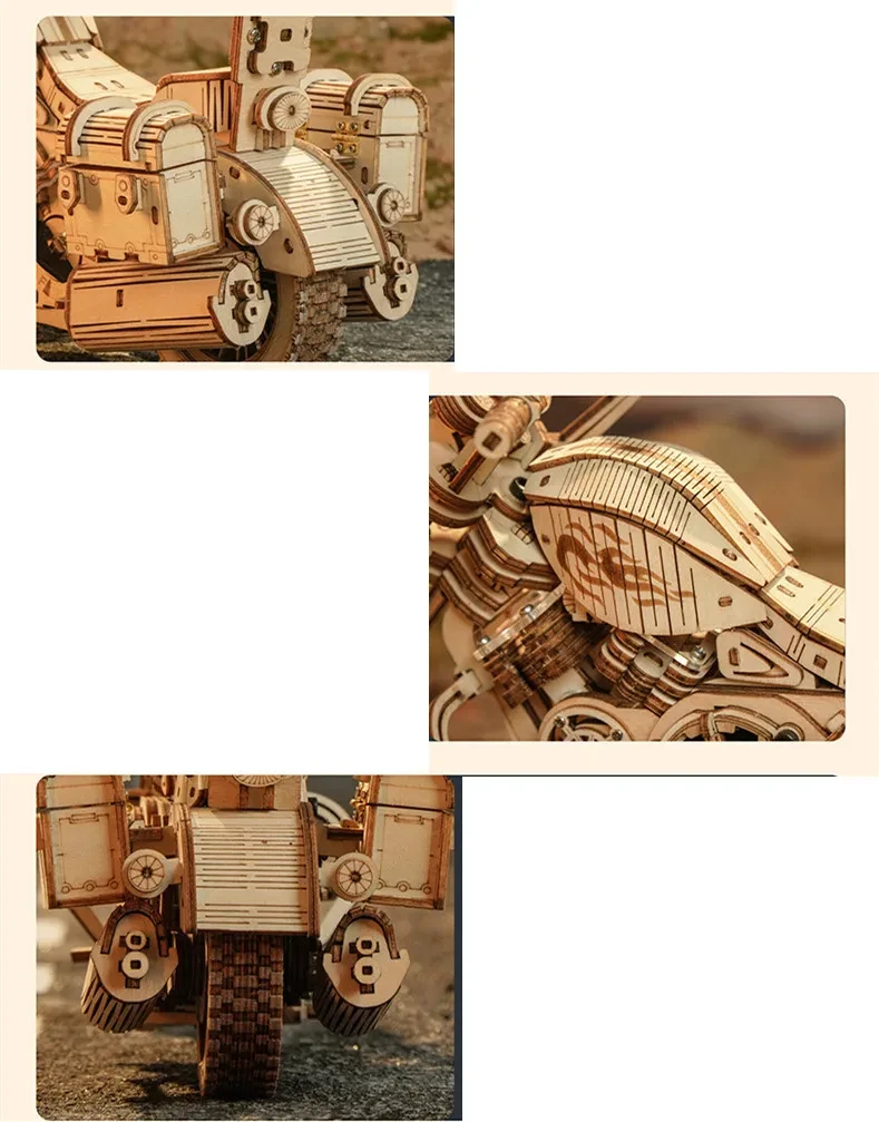 Cruise Motorcycle Manual Diy Wooden Assembly Model Decompression Toy