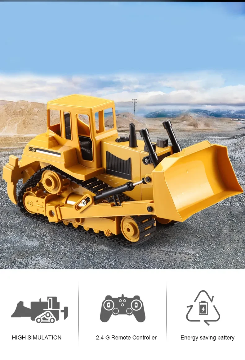 Remote Controlled Bulldozer Electric Crawler Forklift